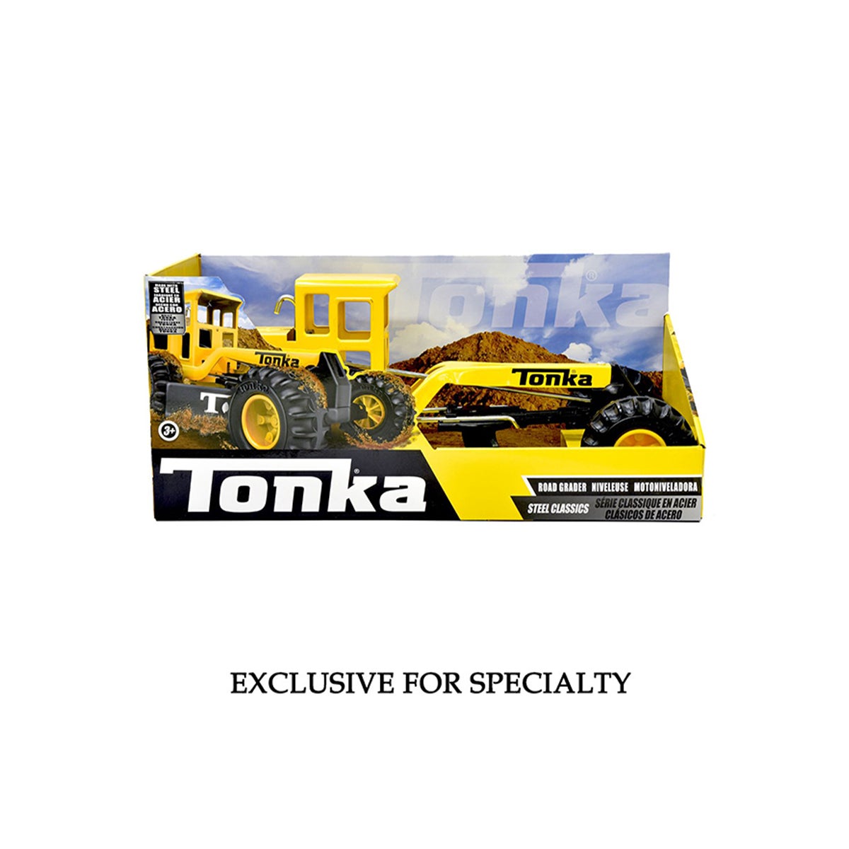 18" STEEL CLASSICS ROAD GRADER (2) BL